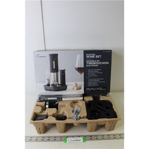 Rabbit Electric Wine Set (NIB)