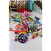 Image 2 : Assorted Children's Toys (Pop-Its, Minecraft, Misc.), Roblox Annual 2024 Book, Small Air Pump