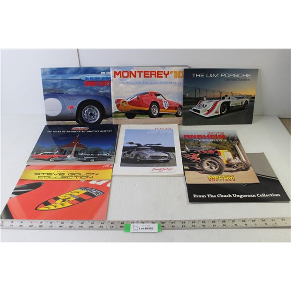 Variety Car Magazines (Porsche, Monterey, Auctions)