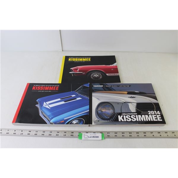 (3) Car Magazines (Kissimmee 2014,15 Car Auctions)