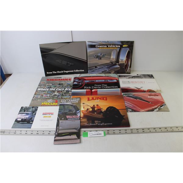 Variety Car Magazines (Lund Boats, Car Auctions)
