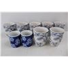 Image 4 : (15) Various Coffee Cups/ Dishes, Made In England, Home Sense, Misc.
