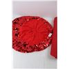 Image 3 : (6) Sequined Tree Skirts- All 18'' In Diameter