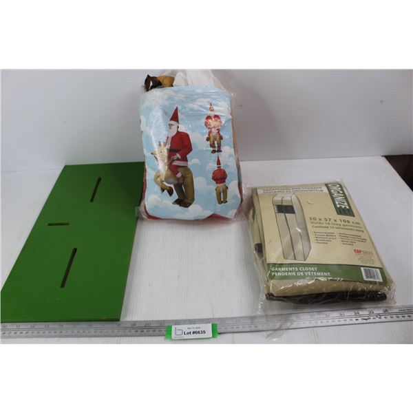 Organize It Organizers And Storage, 30'' x 57'' x 180 cm, Santa Claus And Reindeer Blow Up Halloween