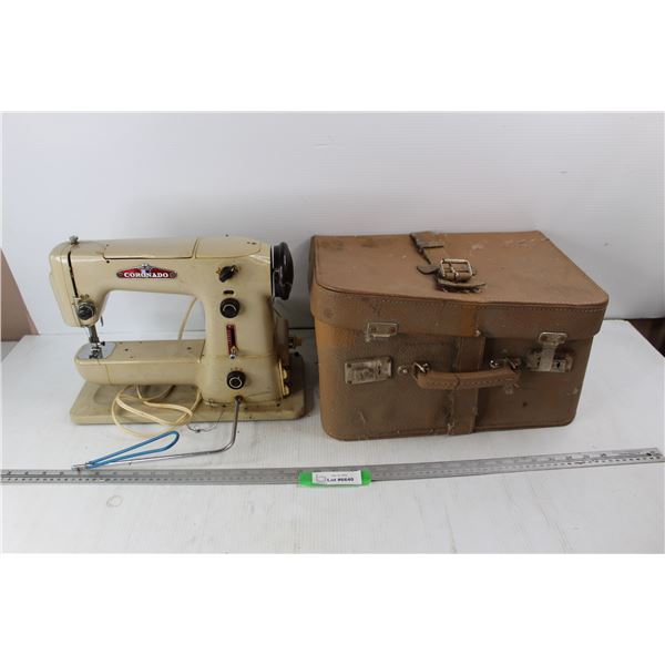 Vintage Coronado Sewing Machine w/ Case- As Is
