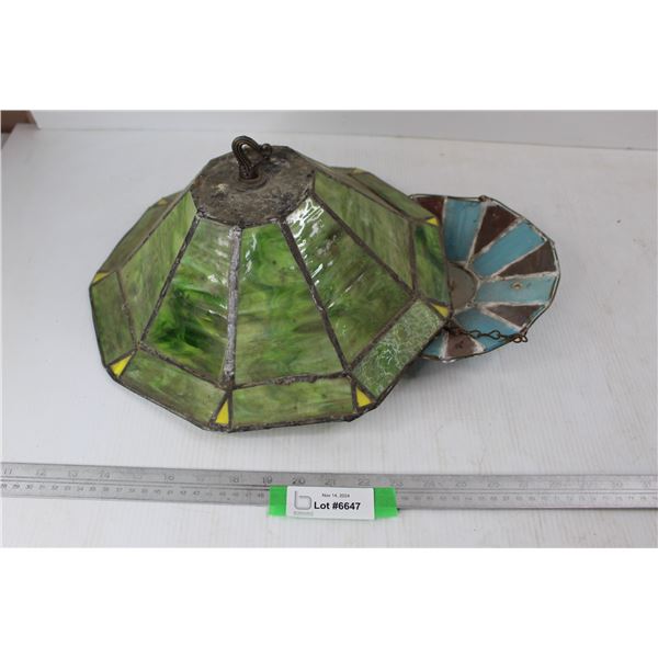 Stained Glass Hanging Ornament Decor- As Is