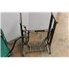 Image 3 : *Antique Singer Sewing Machine Base w/ Saskatchewan Rough Riders Lawn Chair