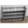 Image 1 : *Metal Galvanized 4 Story Shelf, 6'' x 26'' x 19''- As Is
