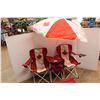 Image 1 : *Canada Flag Lawn Chair Set w/ Umbrella - As Is