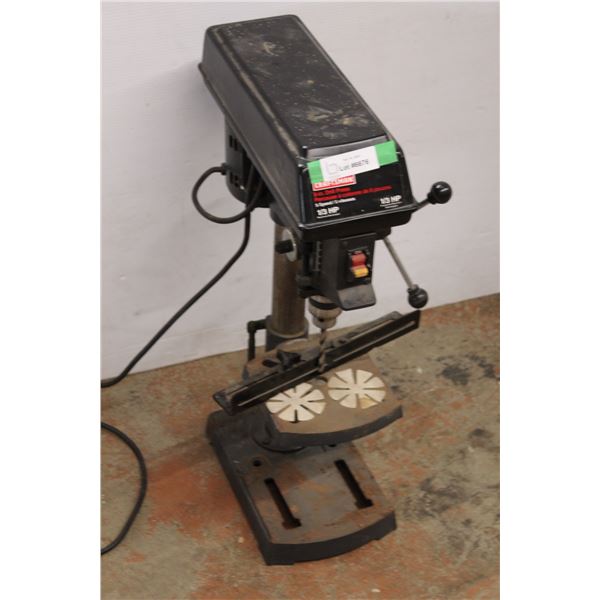 * Craftsman 1/3 HP Drill Press- Powers On