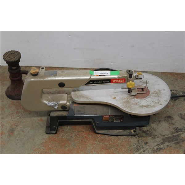 *Ryobi Bandsaw- As Is w/ Vintage Bottle Style Jack