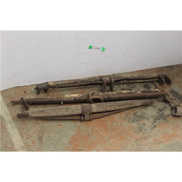 *(3) Vintage Single Trees- As Is, 37'' , 34'' , 31''