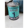Image 2 : Enameled Pot- As Is, Bugler Cigarette Tabacco Tin, Misc.