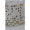 Image 3 : (3) Plastic Pieces Full Of Various Collector Pins
