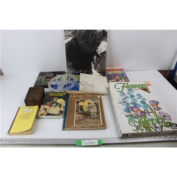 Vintage Automobile Coil, Various Books, Misc.