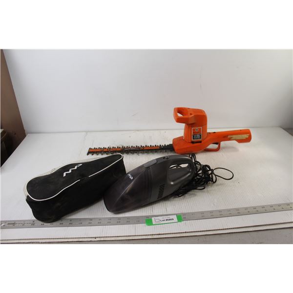 Car Vacuum, Hedge Trimmer 13"