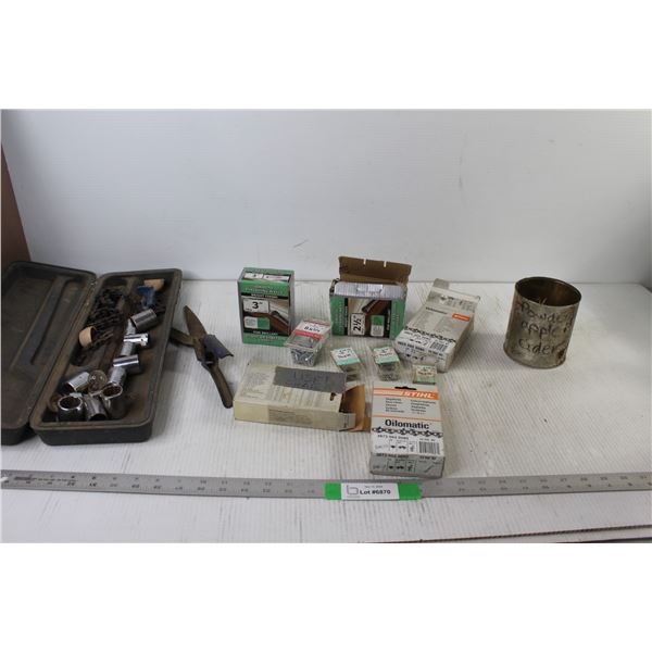 (2) Saw Chains, Hardware, Sockets