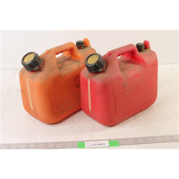(2) 1 Imp Gal Jerry Cans