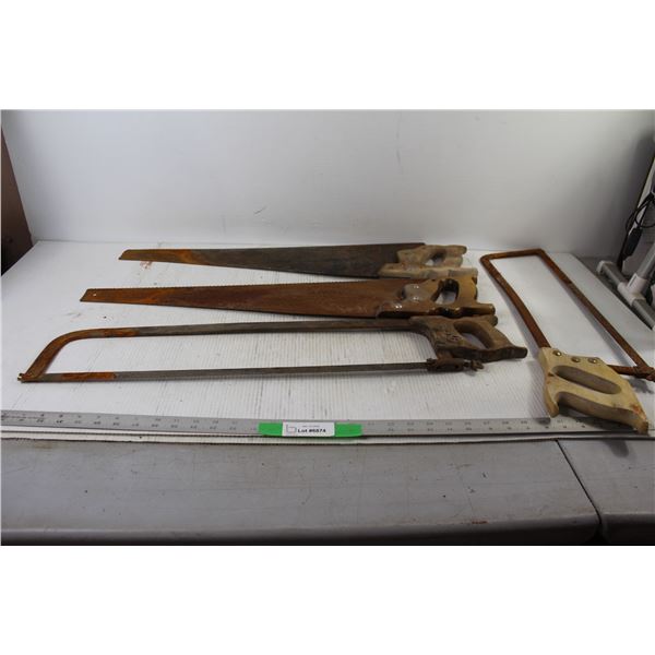 (4) Hand Saws