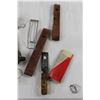 Image 2 : Hanging Weight Scale, Scissors, Chisel, Nutcracker, Level