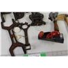 Image 4 : Leather Cutting Tool, Upholstering Hammer, Hand Drill, Plane, Assorted Tools