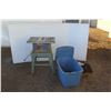 Image 1 : ** King Canada 10" Table Saw - 2.5hp & Rubbermaid Storage Tote w/Contents - as is