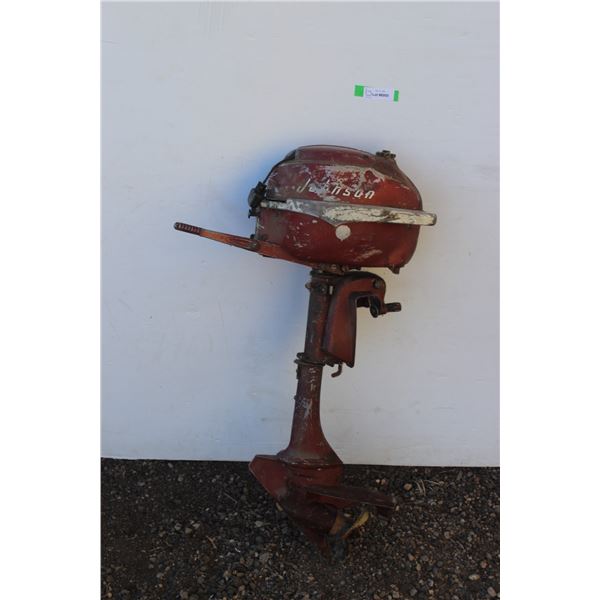 ** Johnson Seahorse Outboard Trolling Motor - Model JW-12 - as is, Not Seized