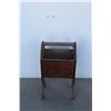 Image 1 : *** Vintage Wood Magazine Rack - 27" x 15" x 13"