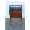 Image 2 : *** Vintage Wood Magazine Rack - 27" x 15" x 13"