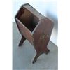 Image 4 : *** Vintage Wood Magazine Rack - 27" x 15" x 13"