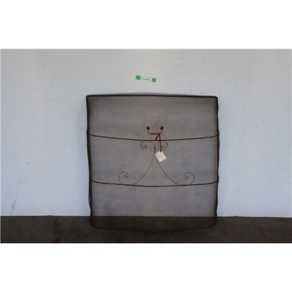 *** Vintage Metal Fireplace Grate - 30" x 32"