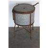 Image 2 : *** Custom Built Galvanized Steel Butter Churn - 29" x 20" Diameter