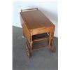 Image 5 : *** Vintage Tea/ Bar Cart - Walnut Veneer - 33" x 41" x 28"