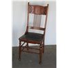 Image 2 : *** (2) Antique Press Back Chairs - 41" Tall