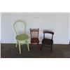 Image 1 : *** (3) Wooden Chairs - Two Are Children's Chairs