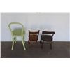 Image 5 : *** (3) Wooden Chairs - Two Are Children's Chairs
