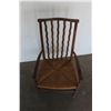 Image 2 : *** Vintage Rattan Seated Chair - Possibly Handmade - 15" x 33"