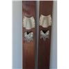 Image 2 : *** Vintage Aqua Rite Wood Water Skis - 70" Long x 7" Wide