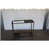 Image 1 : *** Custom Built Metal Table w/Castors - 18" x 36" x 33"