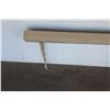 Image 3 : *** Vintage Wooden Planter Box with Cast Iron Metal Wall Brackets - 59” x 21”
