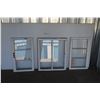 *** (3) Vintage Storm Windows: Triple Pane - 34.5" x 20", Double Pane - 29" x 34"