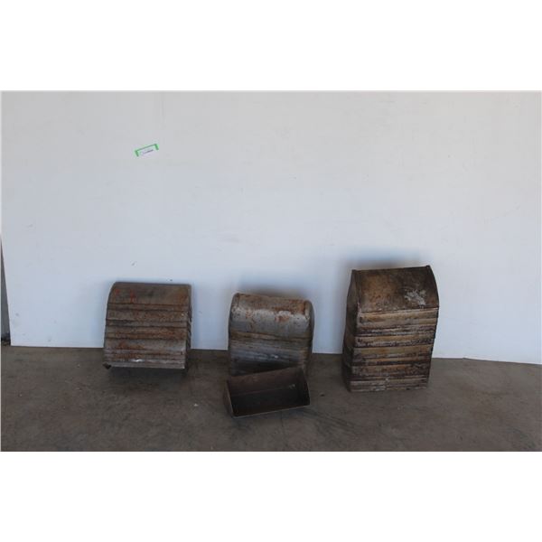 *** (40+) Grain Elevator Bins/ Buckets --- Good for Folk Art/Planters