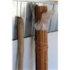 Image 6 : *** Bamboo Shade - 5ft Wide, Driftwood Walking Stick, White Wooden Shelf