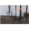 Image 2 : *** (6) Garden Tools: Potato Fork, Tiller, Square Mouth Spade, Misc.