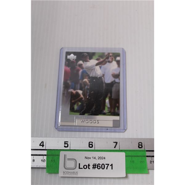 Tiger Woods Upper Deck Rookie Golf Card - 2002