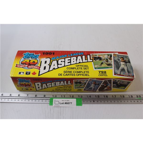 Factory Set 1991 Topps Baseball Cards - 40th Anniversary Set