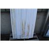 Image 4 : ** (5) Bundles of 12 Wood Trim in Primer - 84" Long