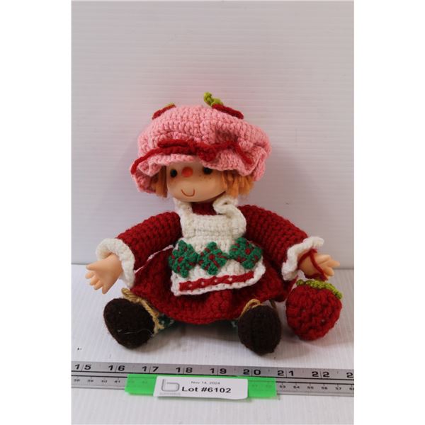 Vintage Strawberry Shortcake Crochet Doll
