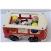 Image 2 : Vintage Fisher Price Bus & People Toy Set