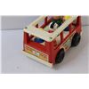 Image 3 : Vintage Fisher Price Bus & People Toy Set